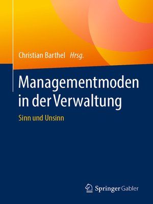 cover image of Managementmoden in der Verwaltung